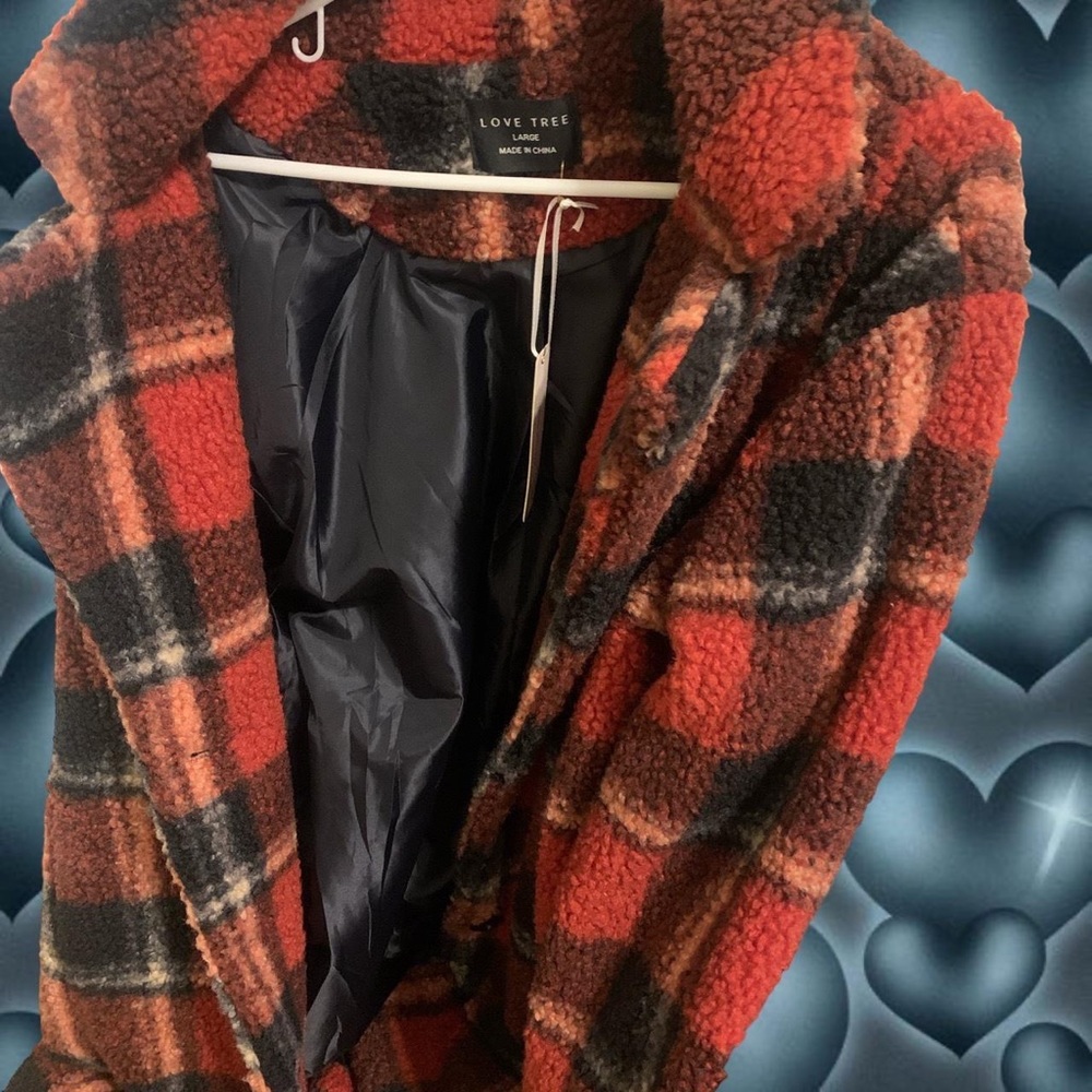 Large fleece coat